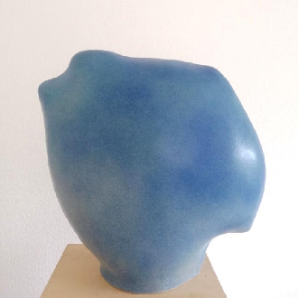 Out of the blue, 46X48x18 Unikat 2025